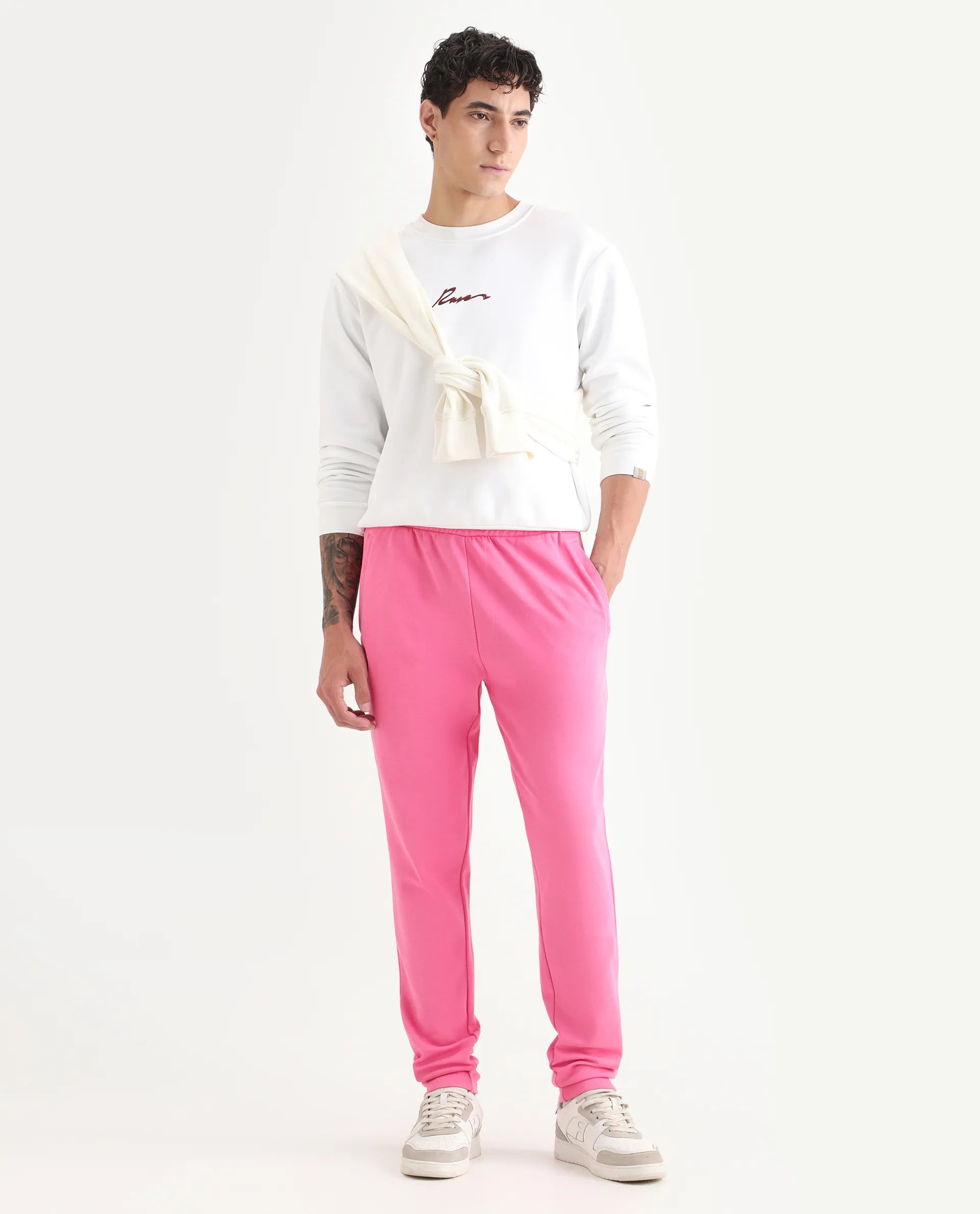 Joggers  Flame Pink Men