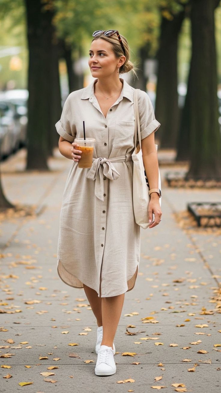 Blush Pink Linen Shirt