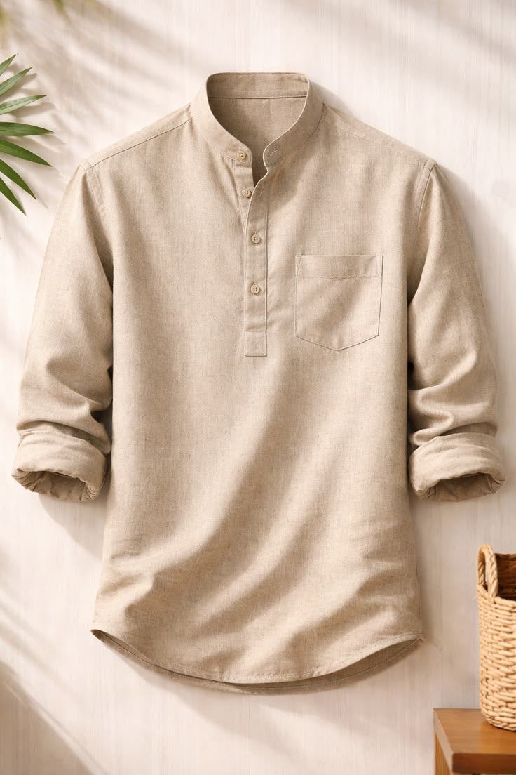 Ivory Textured Knit T-Shirt