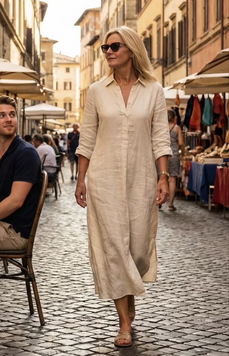 Sage Green Linen Top